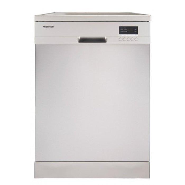 Hisense 5 Programs Free Standing Dishwasher (H13DESS) Silver Price in