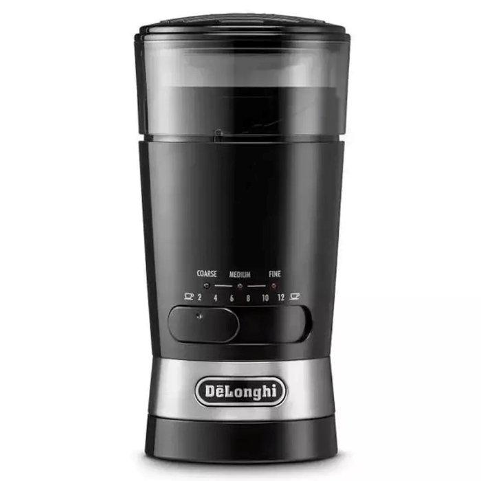 Delonghi Push Coffee Grinder, 170W DLKG210BK Black Xcite