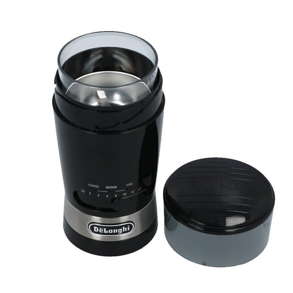 Delonghi Push Coffee Grinder, 170W DLKG210BK Black Xcite