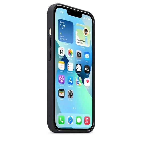 Apple iPhone 13 Leather Case with MagSafe Midnight Price in Kuwait