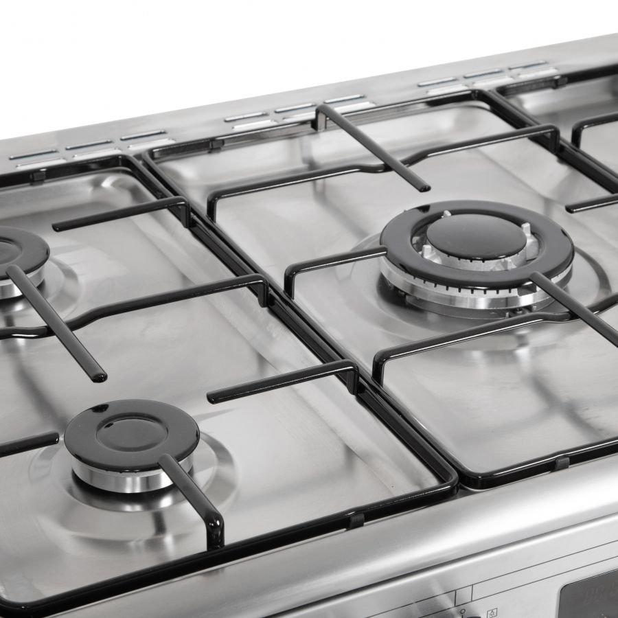 سعر Midea 90*60 5 Burners Gas Cooker (36LMG5G022) Stainless Steel في