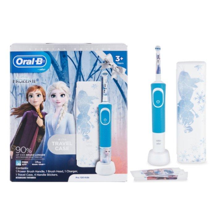 OralB Frozen 100 Electric Toothbrush + Travel Case Xcite