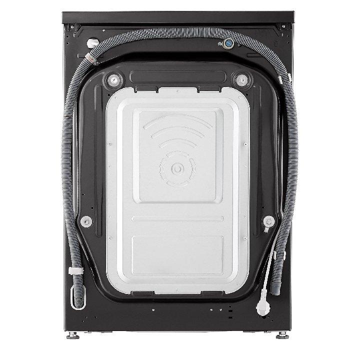 LG 12/8 kg Front Load Washer Dryer (WSV1208BST) Black Steel