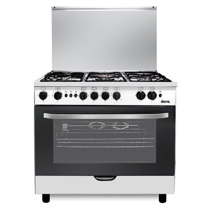 Dora Cooker Gas 5 Burners 90x60cm Price in KSA Buy Online Xcite KSA