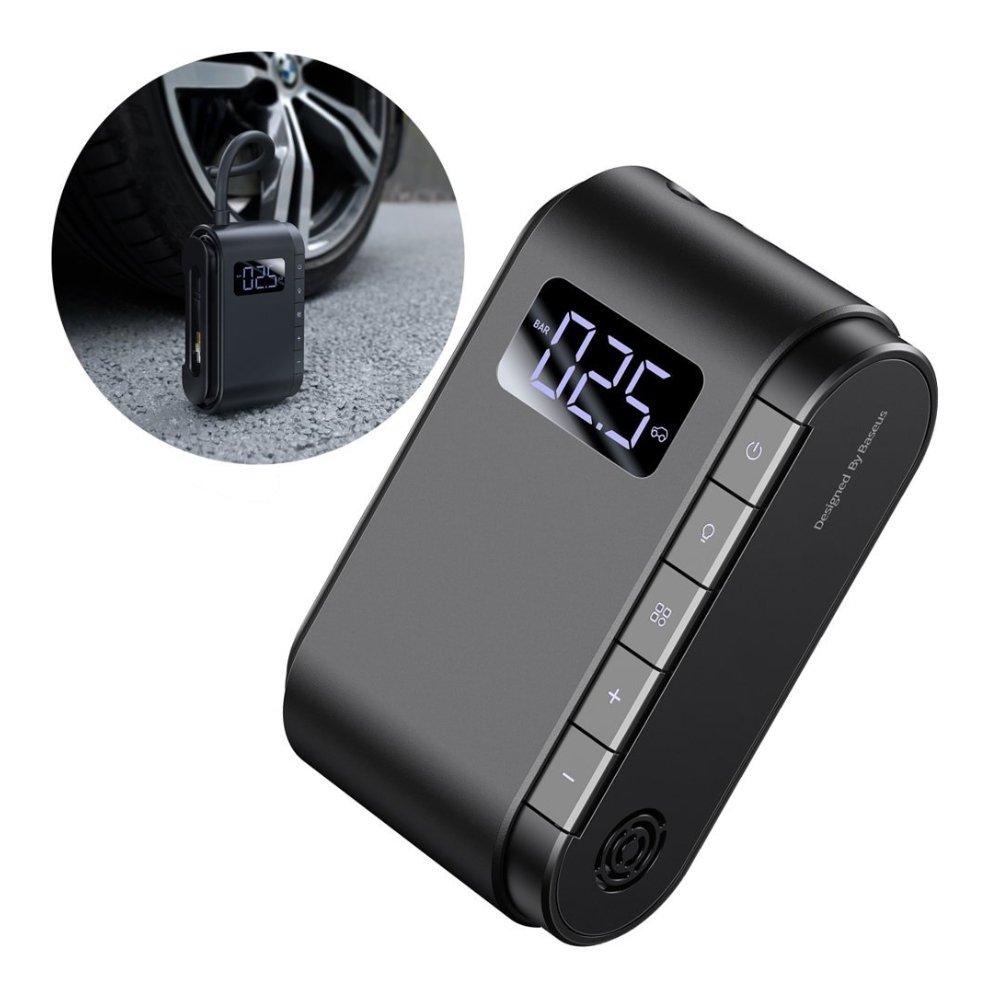 Baseus mini car compressor inflator pump 4000 mah black price in Kuwait