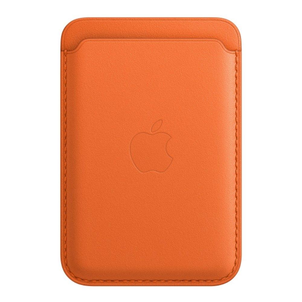 iPhone Leather Wallet with MagSafe Orange Price in Kuwait Shop