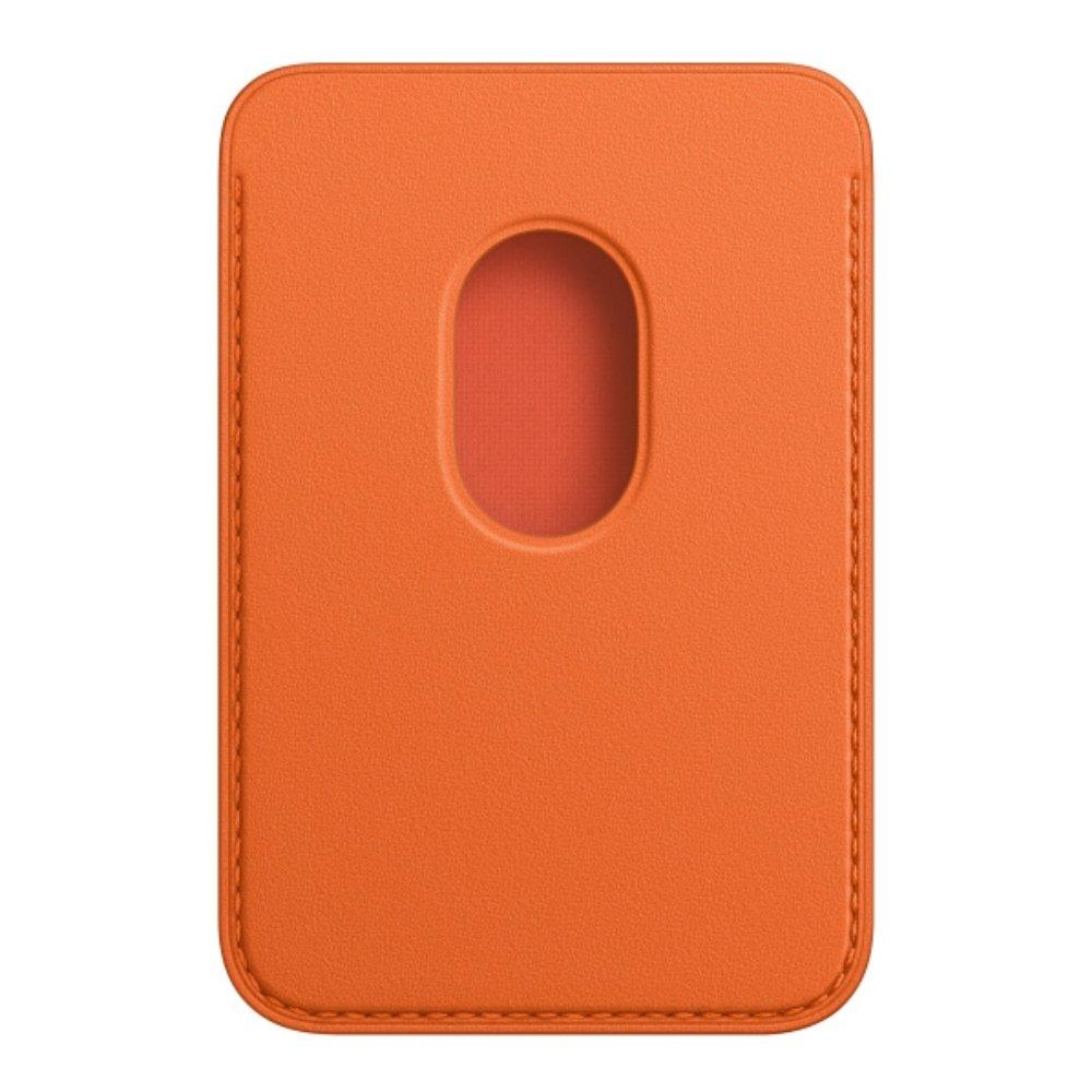 iPhone Leather Wallet with MagSafe Orange Price in Kuwait Shop