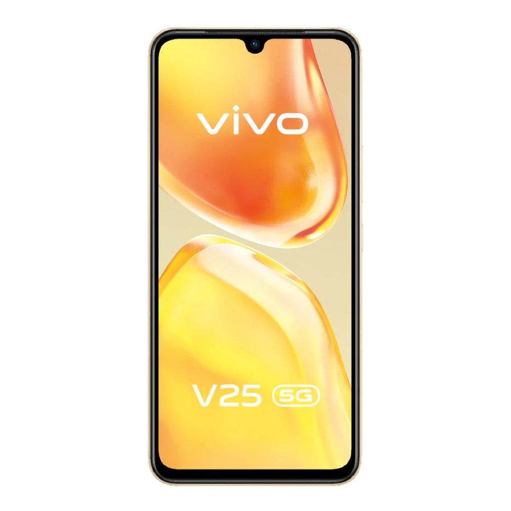 Vivo V25 5G 128GB Phone Gold Price in Kuwait Xcite Alghanim