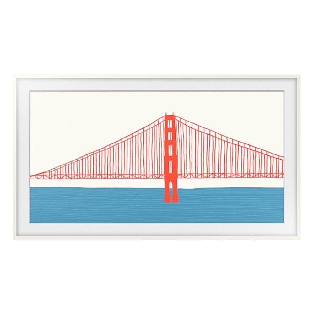 Samsung 65 Inch Customizable Frame for The Frame TV (White) VGSCFA65WT