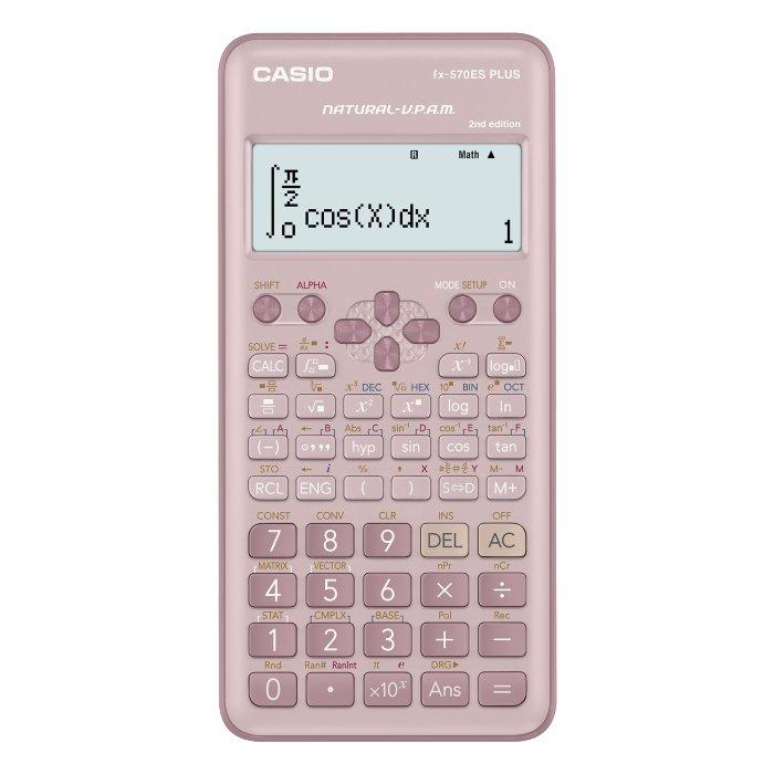 Casio Scientific Calculator FX570ES PLUS Pink Xcite Kuwait