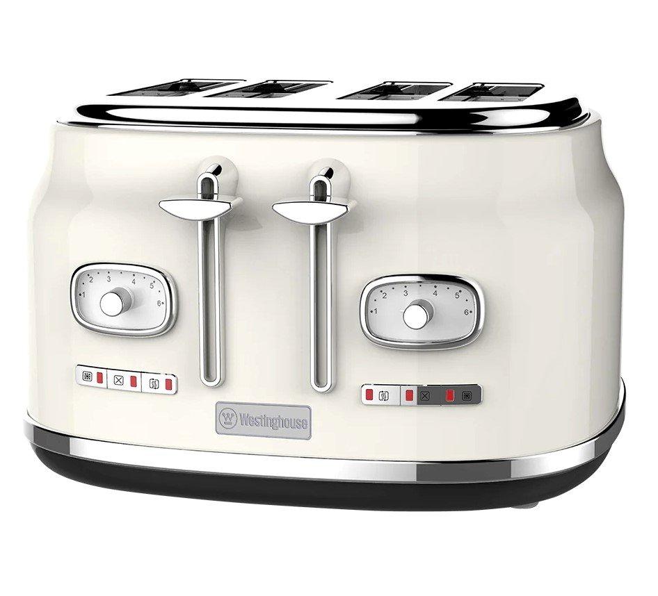 Westinghouse Retro Series 4 Slice Toaster, 1750 W Xcite