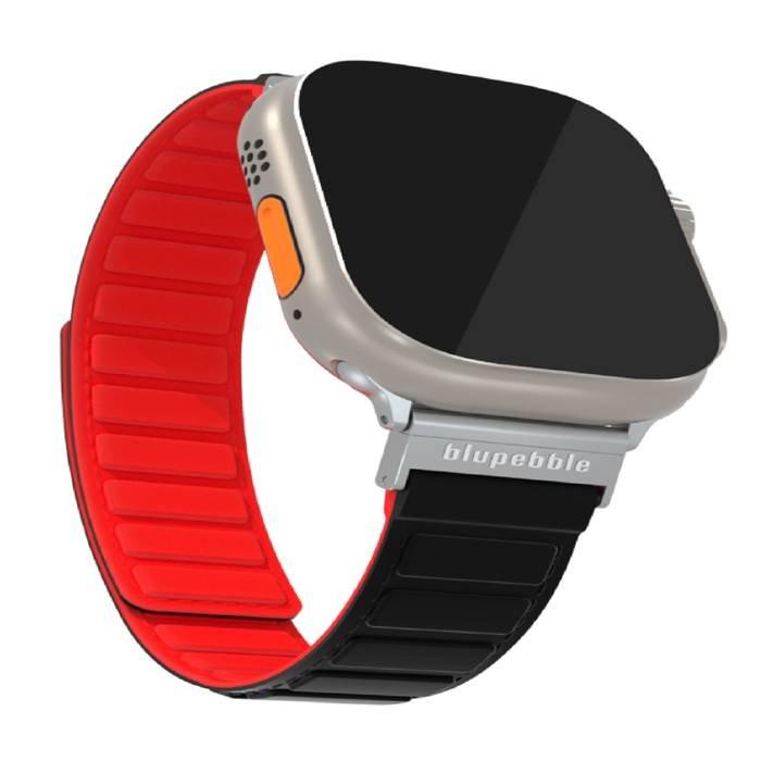 Blupebble Reversible Watch Strap Black&Red Xcite