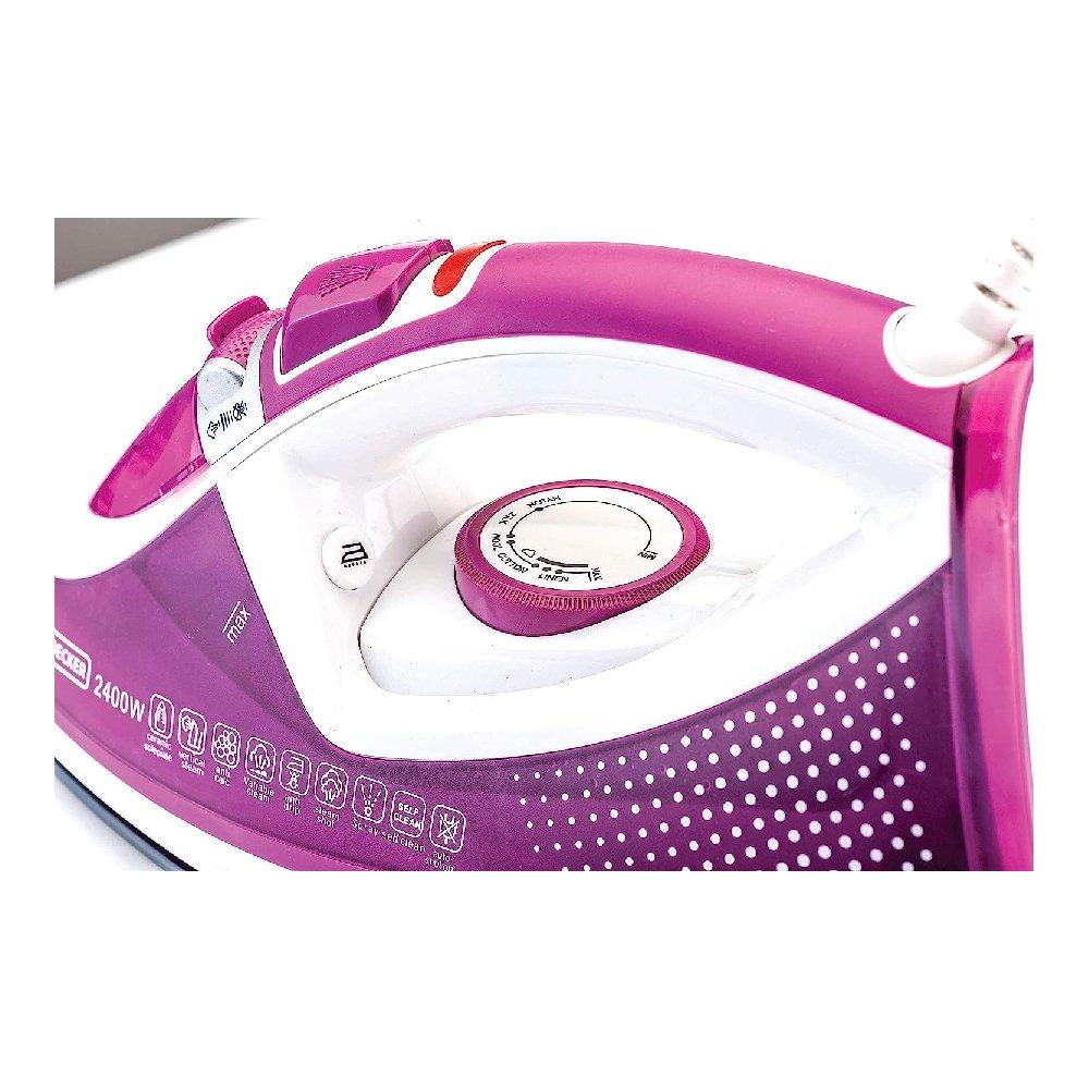 BLACK+DECKER Steam Iron, 320ml, 2400 W, X2450B5 Xcite