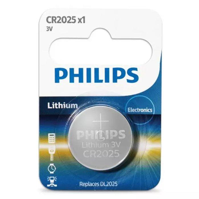 PHILIPS LIGHTING Coin Battery 3V Single CR2025P5B/97 Xcite