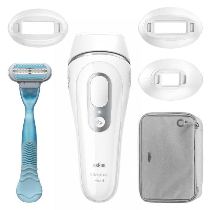 Braun Silkexpert Pro 3 Laser Hair Remover White Xcite