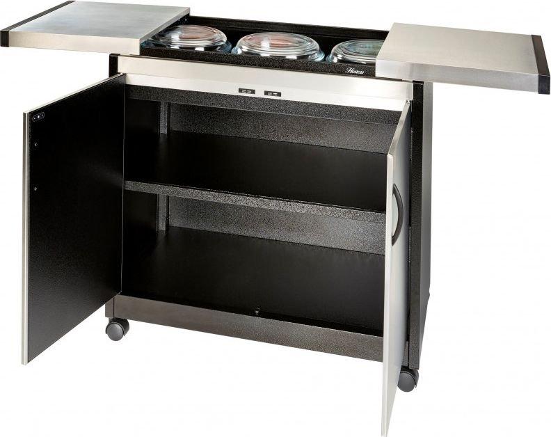 Wansa Food Warmer Trolley(TY6001) Brushed Steel Price in Kuwait Xcite