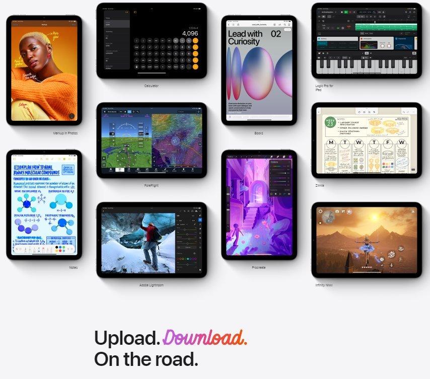 Apple iPad Mini (A17 Pro) WiFi Tablet, 8GB RAM, 128GB, 8.3inch