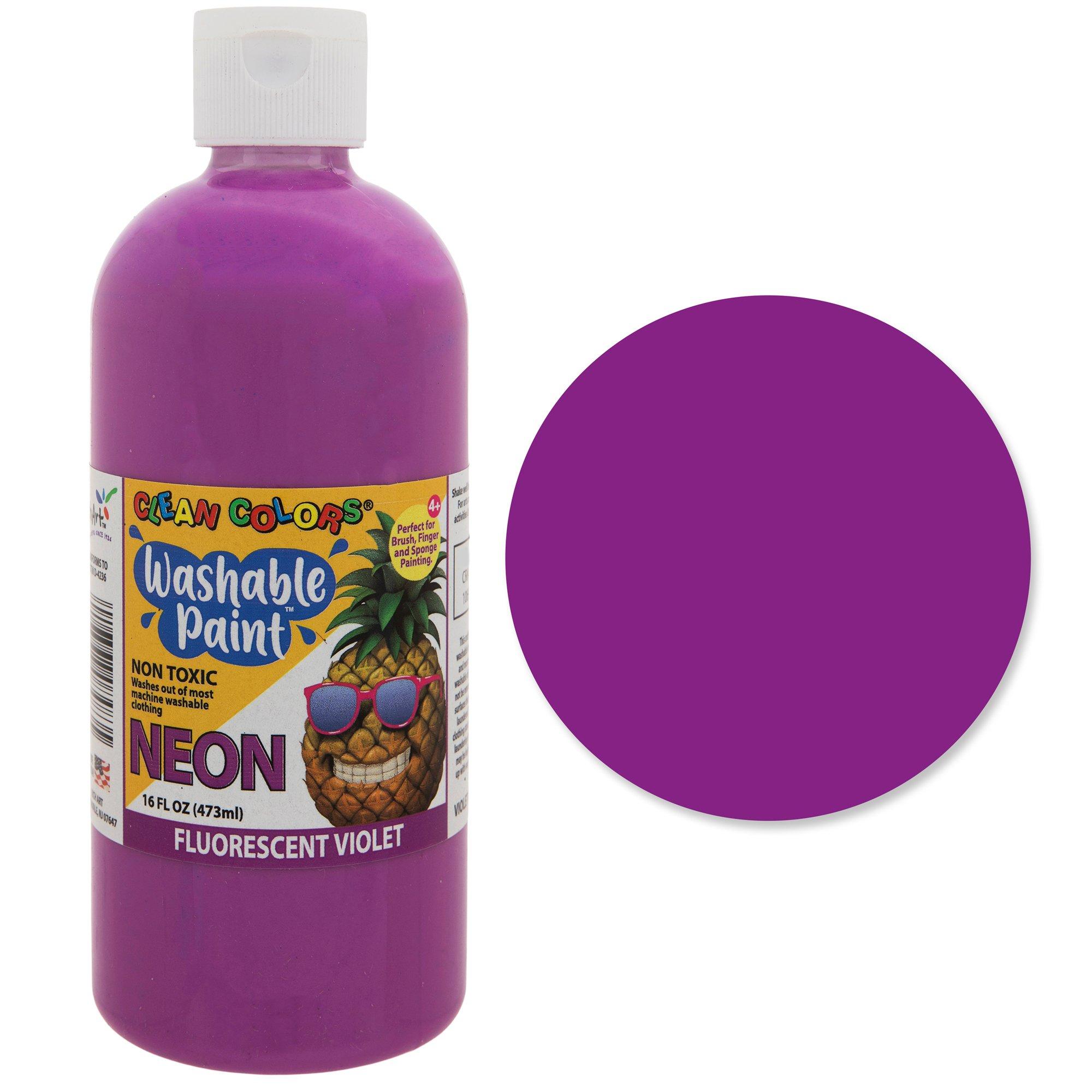 Rich Art Clean Colors Neon Washable Paint Hobby Lobby 106971