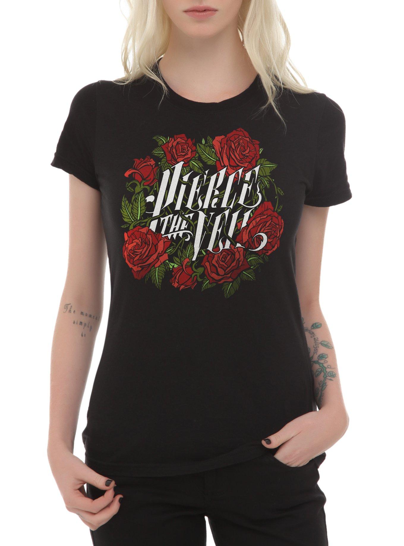 Pierce The Veil Roses Girls TShirt Hot Topic