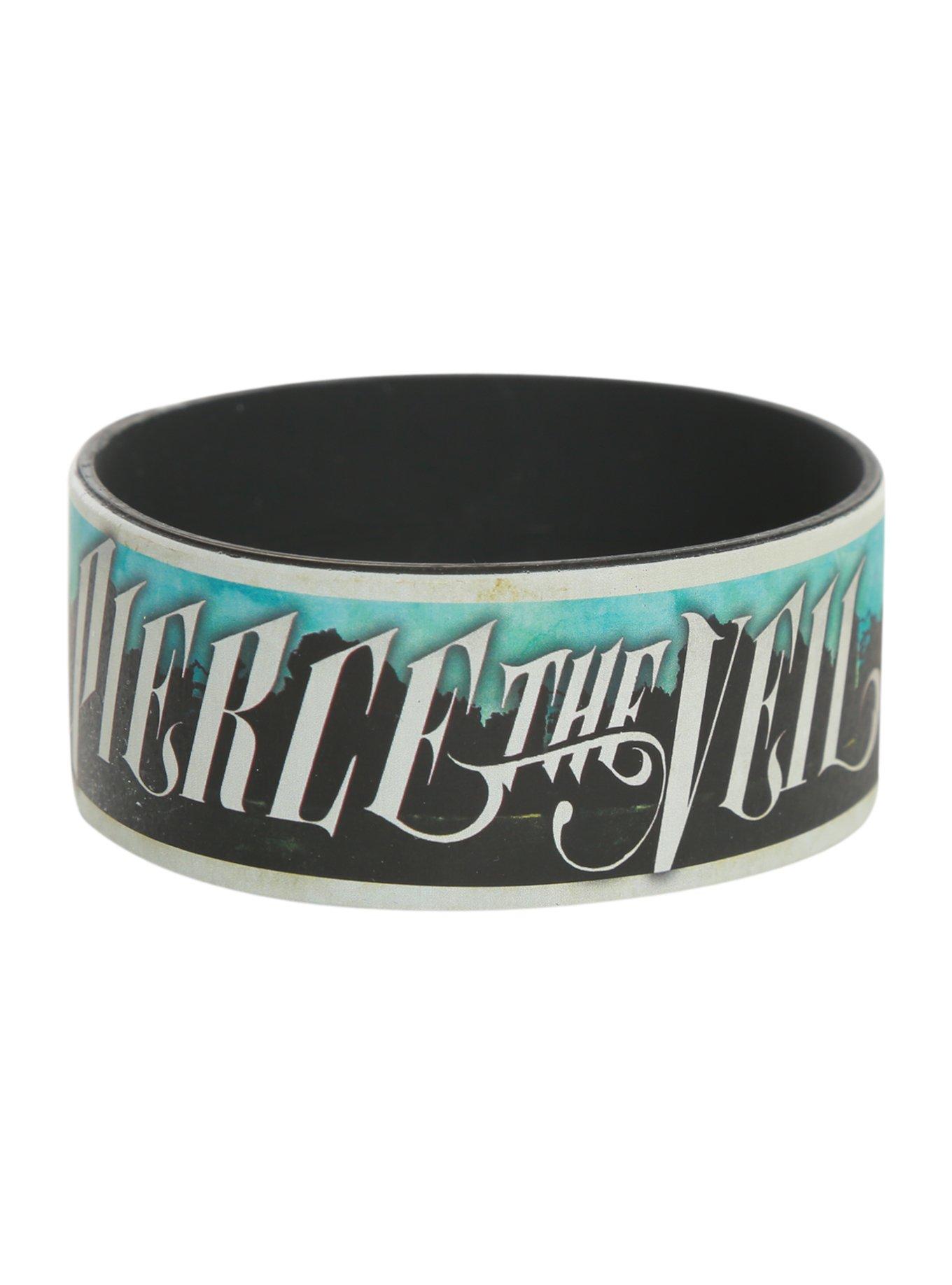 Pierce The Veil Collide With The Sky Rubber Bracelet Hot Topic