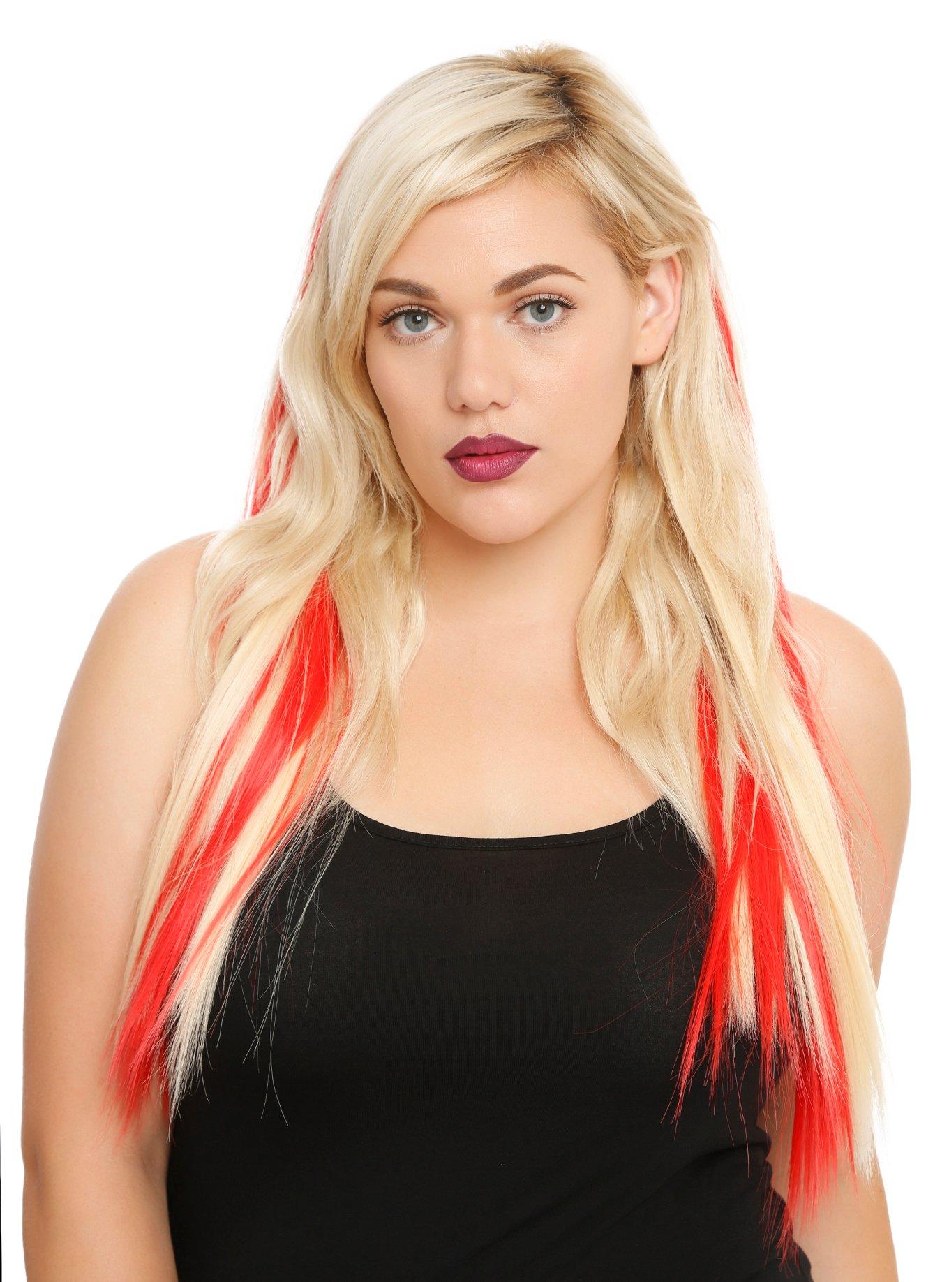 Red ClipIn Hair Extension Hot Topic