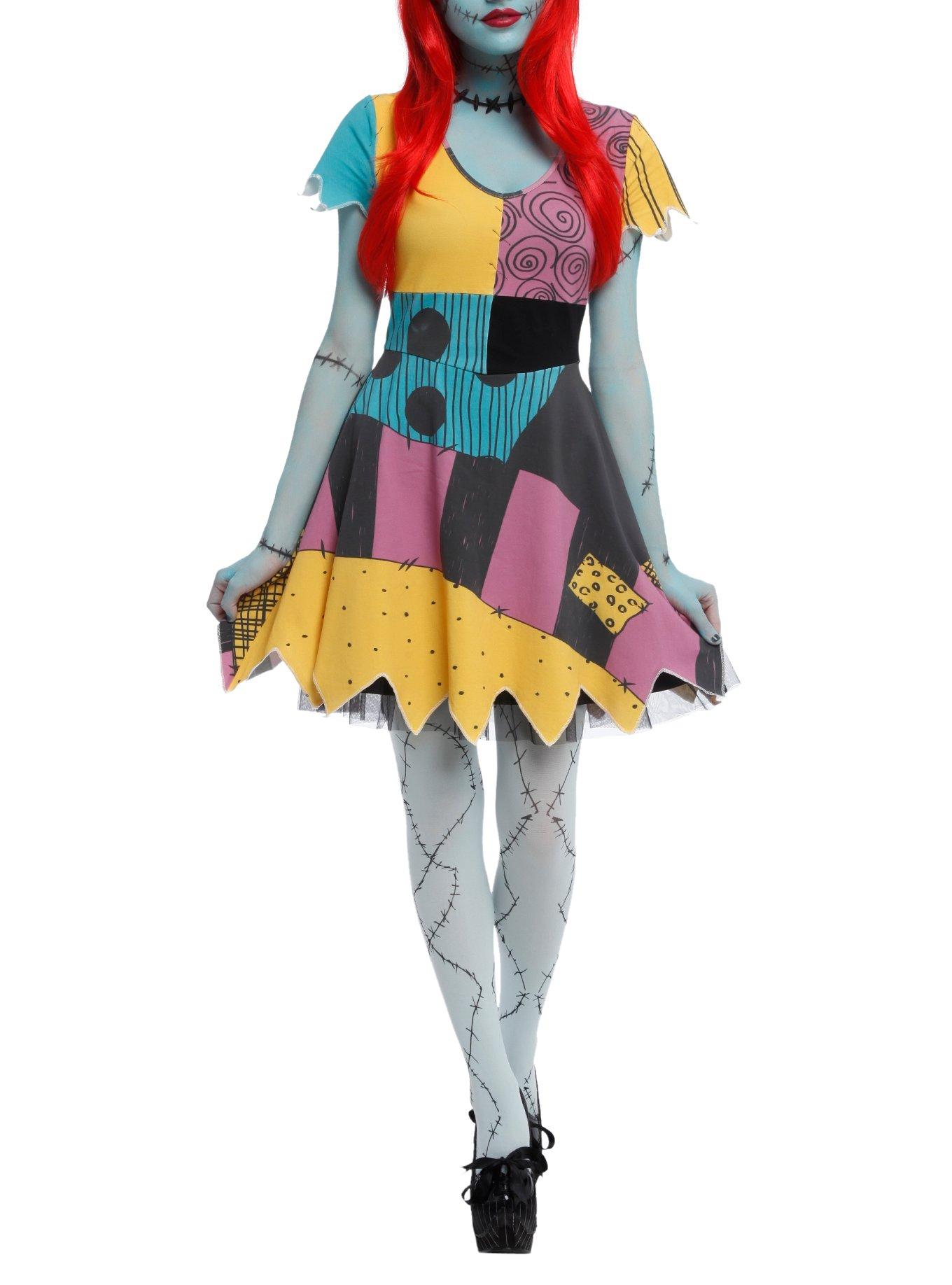 The Nightmare Before Christmas Sally Costume Dress Hot Topic