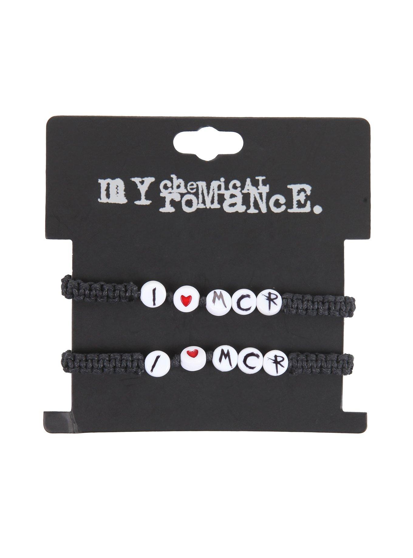 My Chemical Romance I (Heart) MCR Bracelet Set Hot Topic