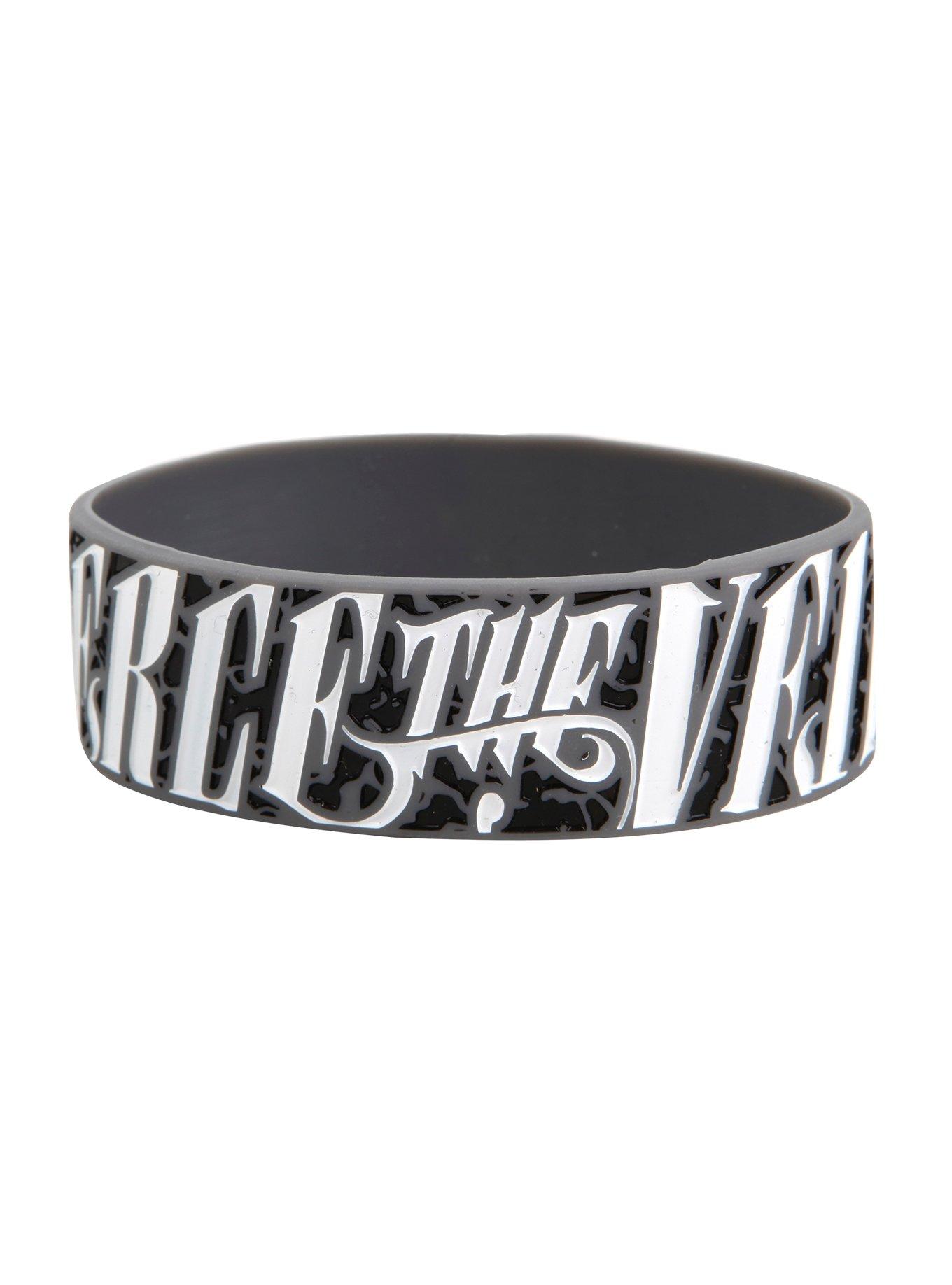 Pierce The Veil Logo Rubber Bracelet Hot Topic