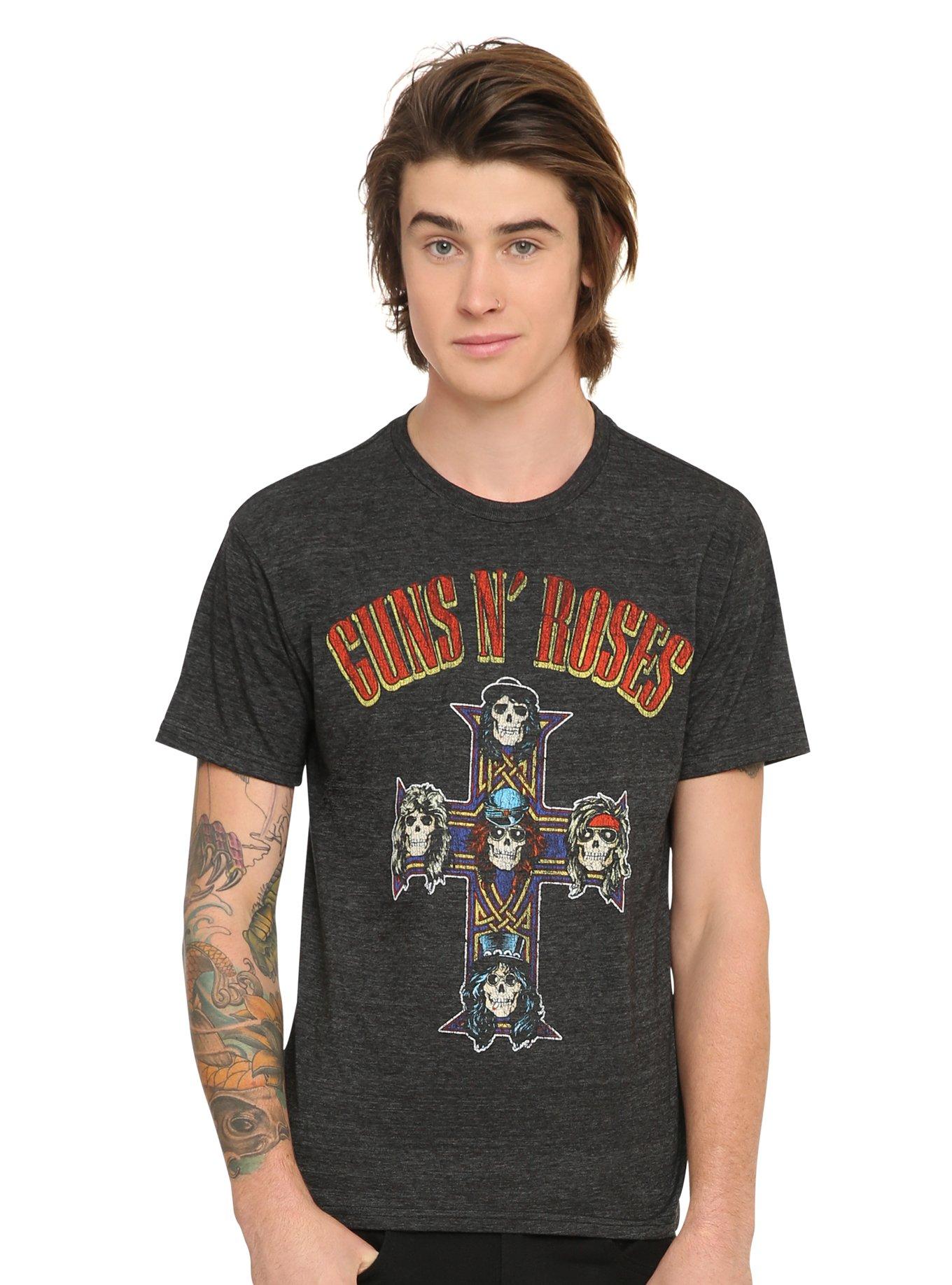 Guns N' Roses Cross Logo TShirt Hot Topic