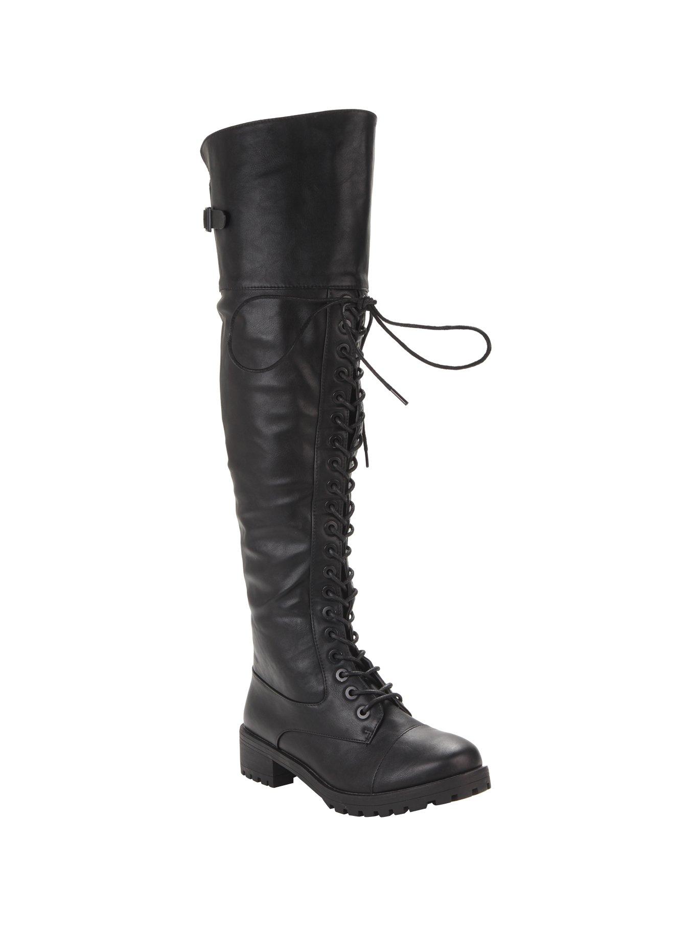 PIPER THIGH HIGH COMBAT BOOT ShoeDazzle ubicaciondepersonas.cdmx.gob.mx