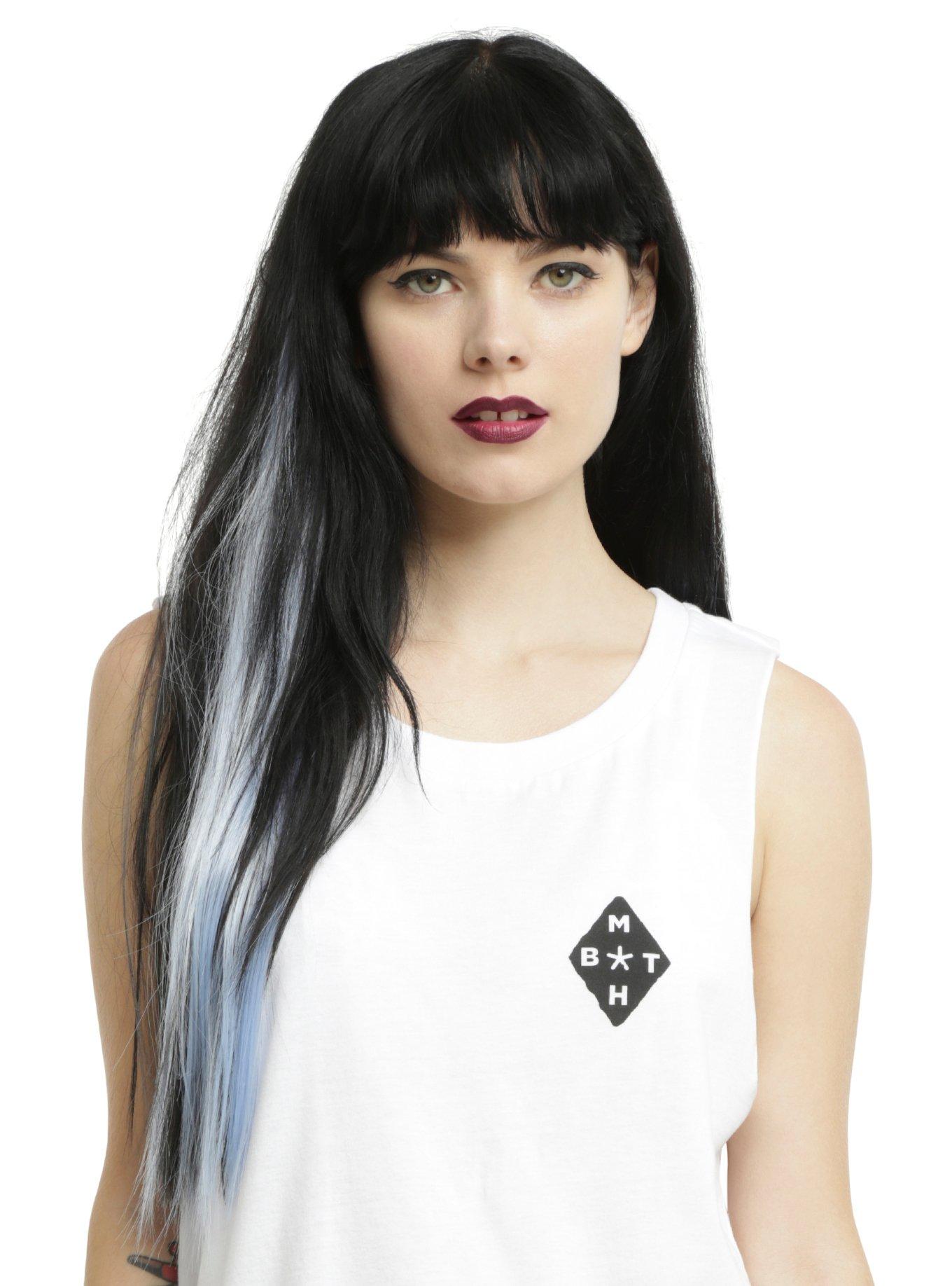 Pastel Blue ClipIn Hair Extension Hot Topic