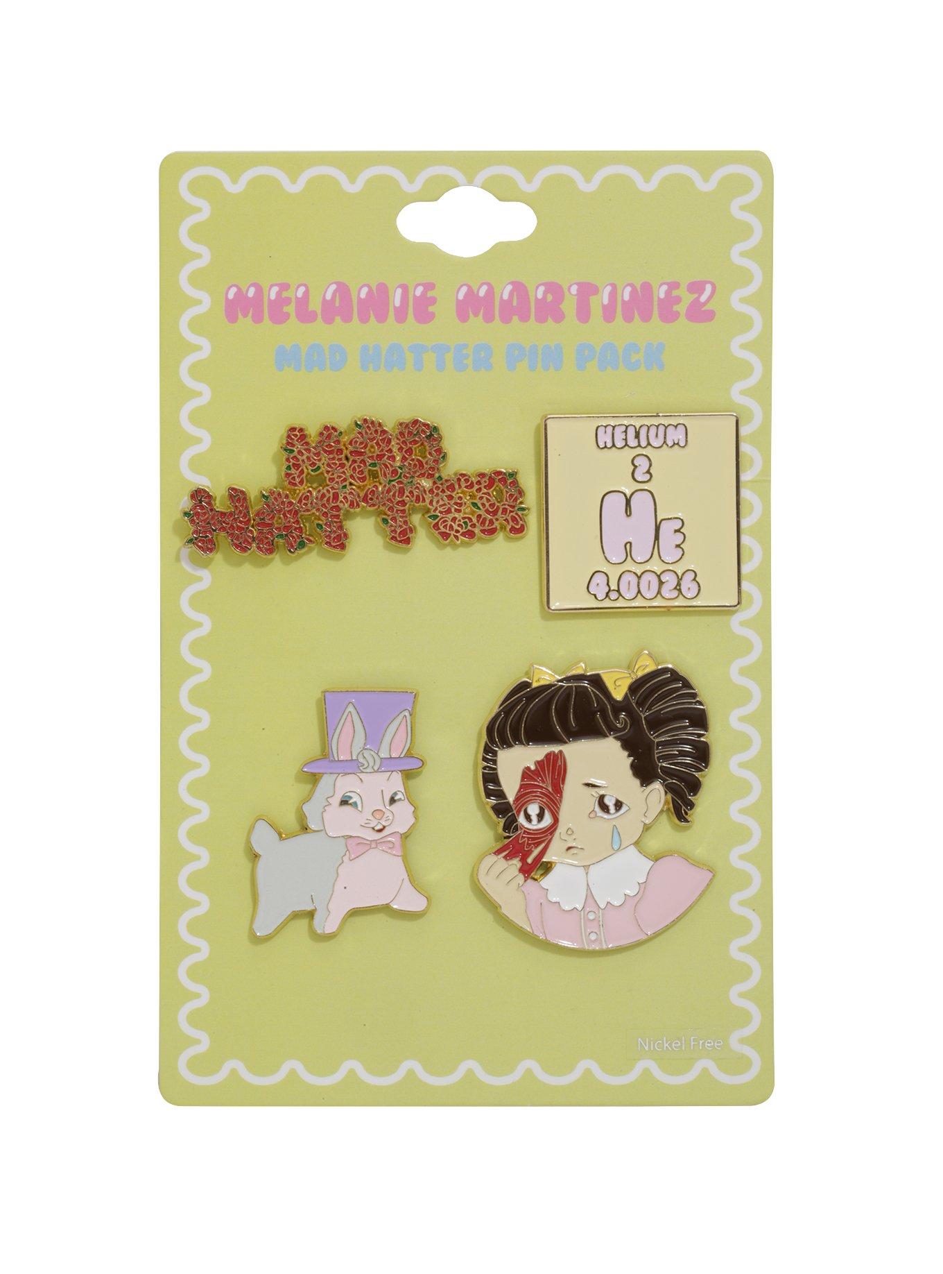 Melanie Martinez Mad Hatter Cry Baby Enamel Pin Set Hot Topic