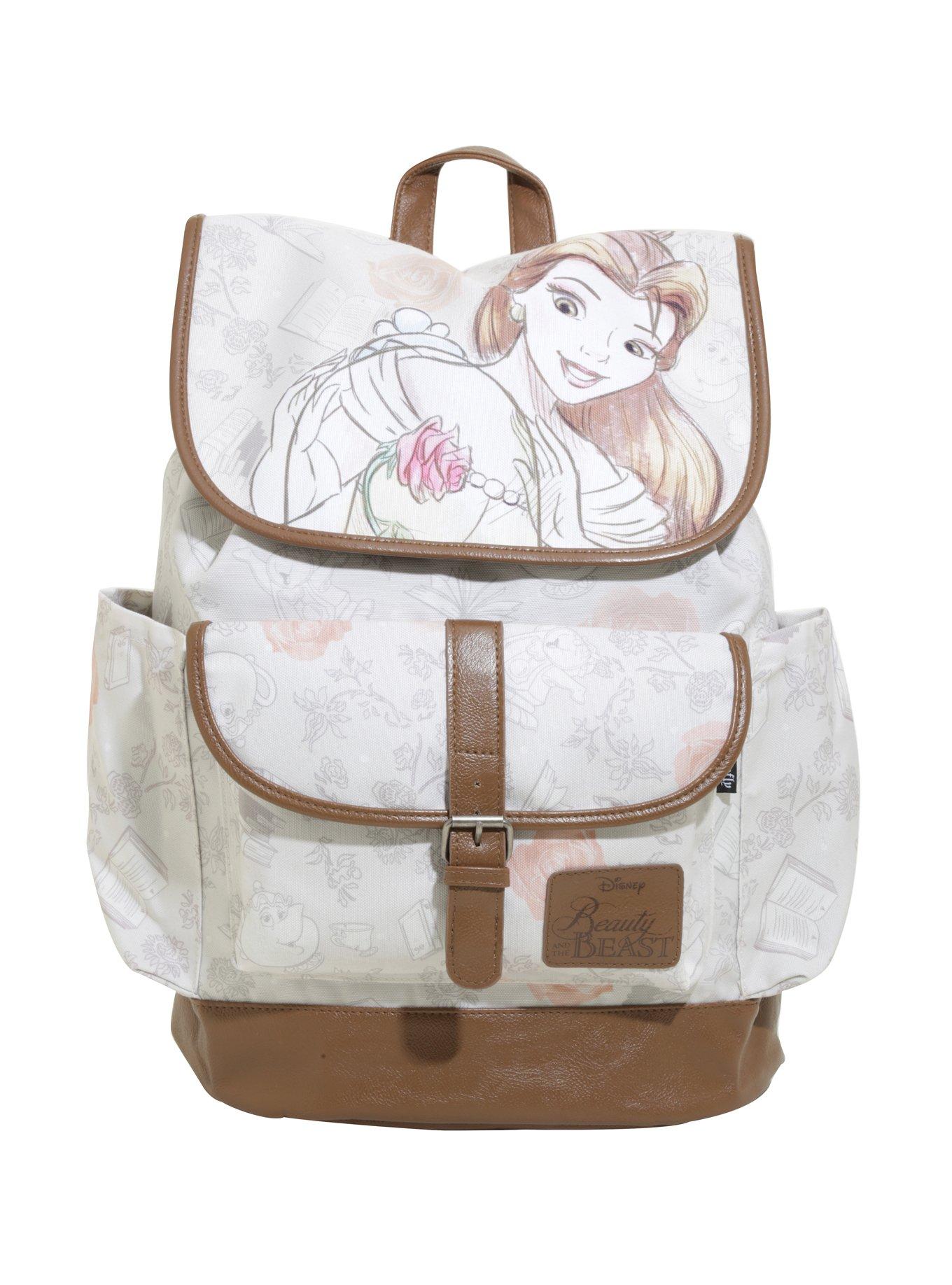 Disney Beauty And The Beast Belle Slouch Backpack Hot Topic