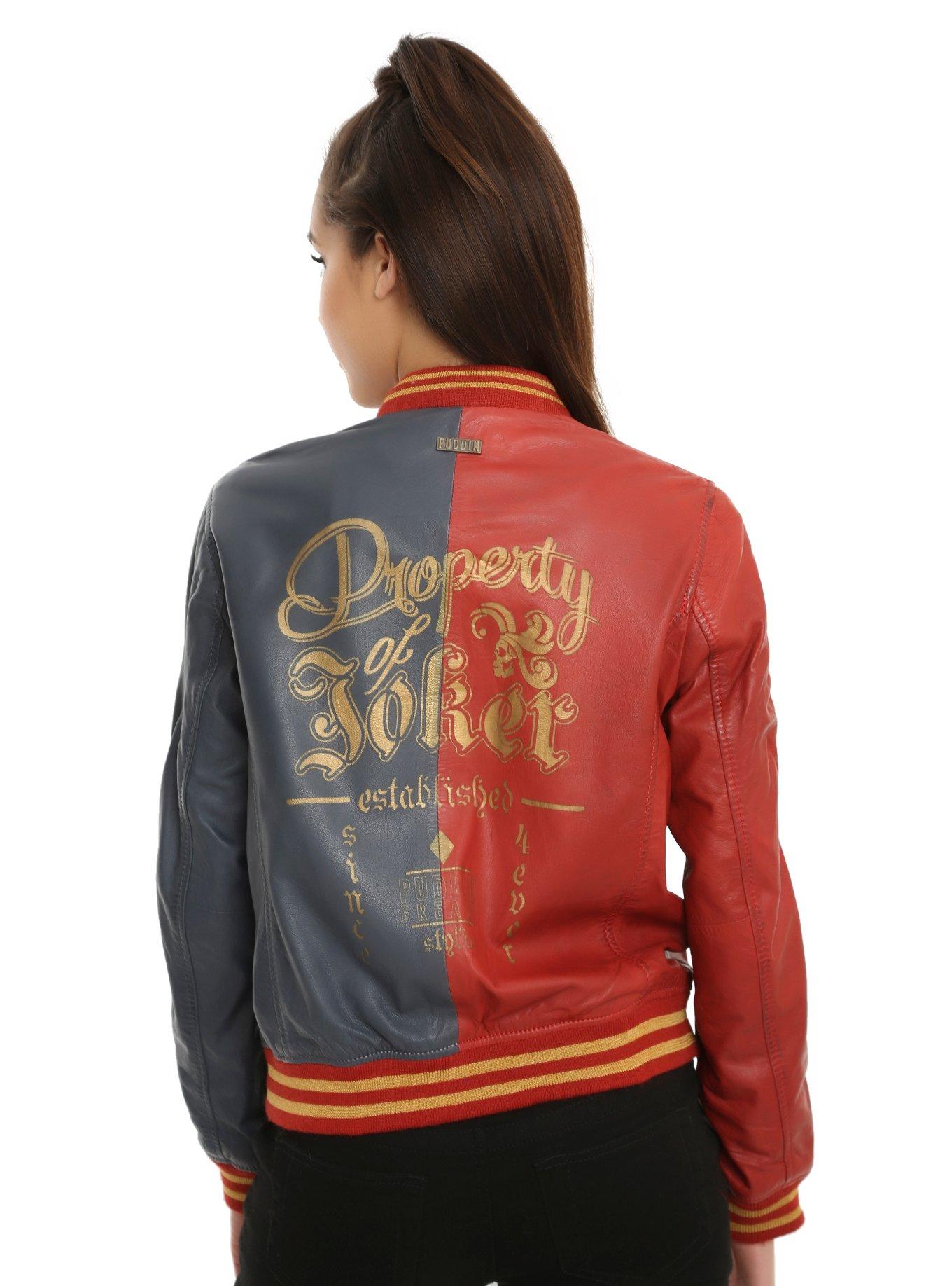 DC Comics Suicide Squad Harley Quinn Leather Jacket Hot Topic