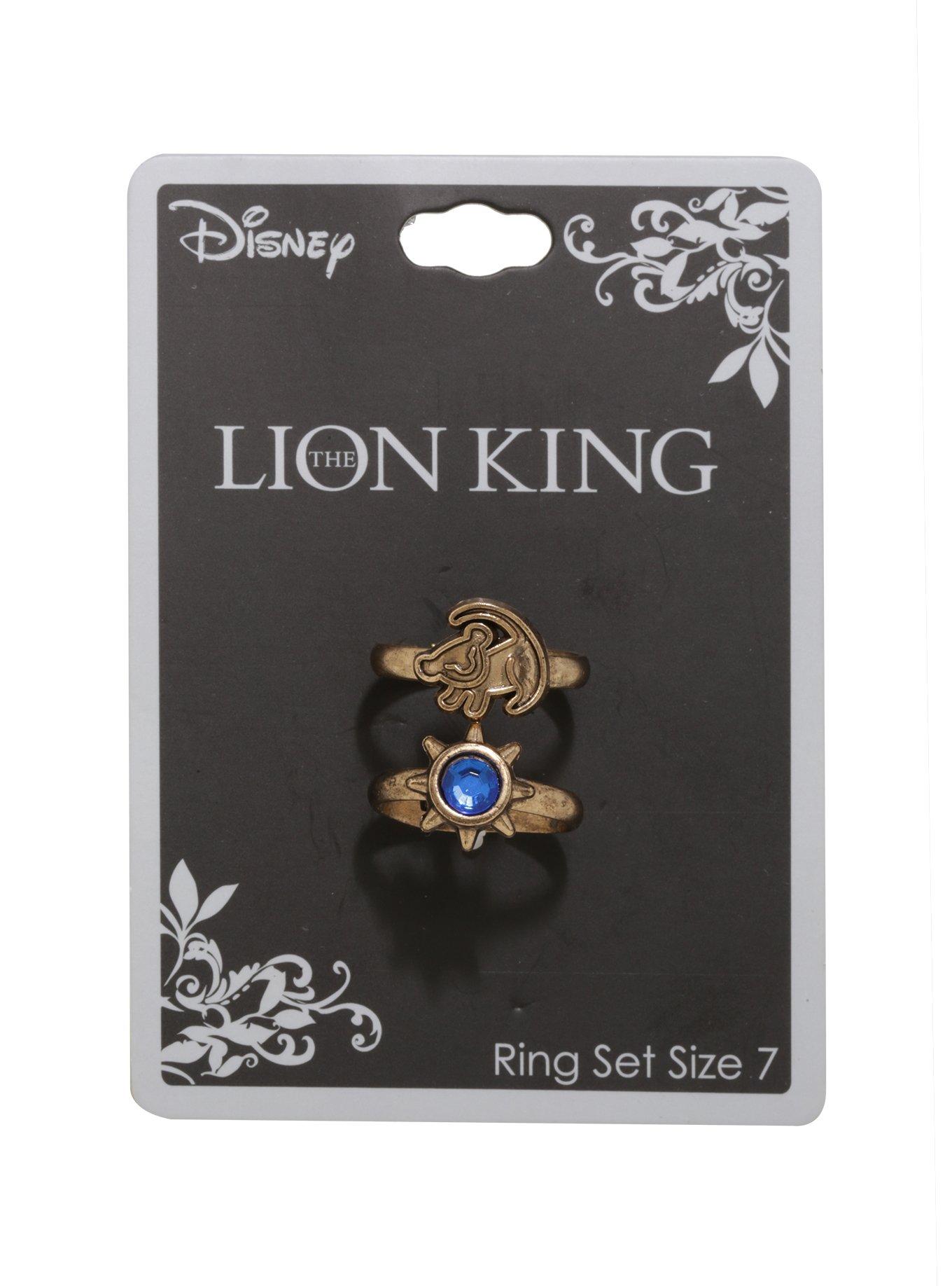 Disney The Lion King Young Simba Dainty Ring Set Hot Topic