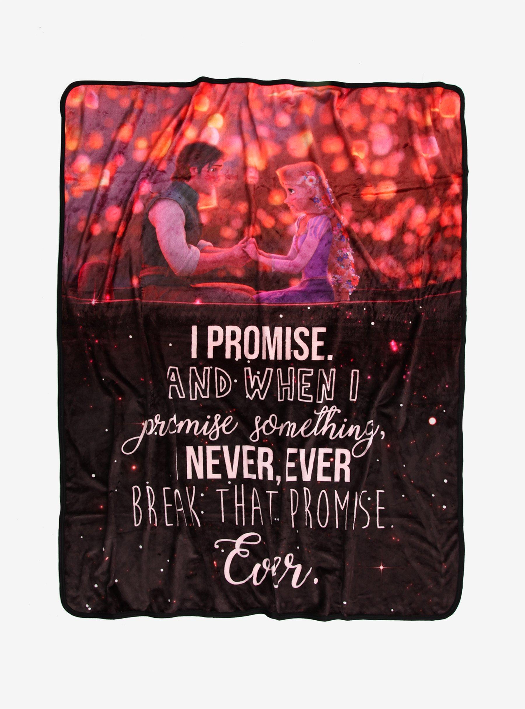 Disney Tangled Promise Throw Blanket Hot Topic