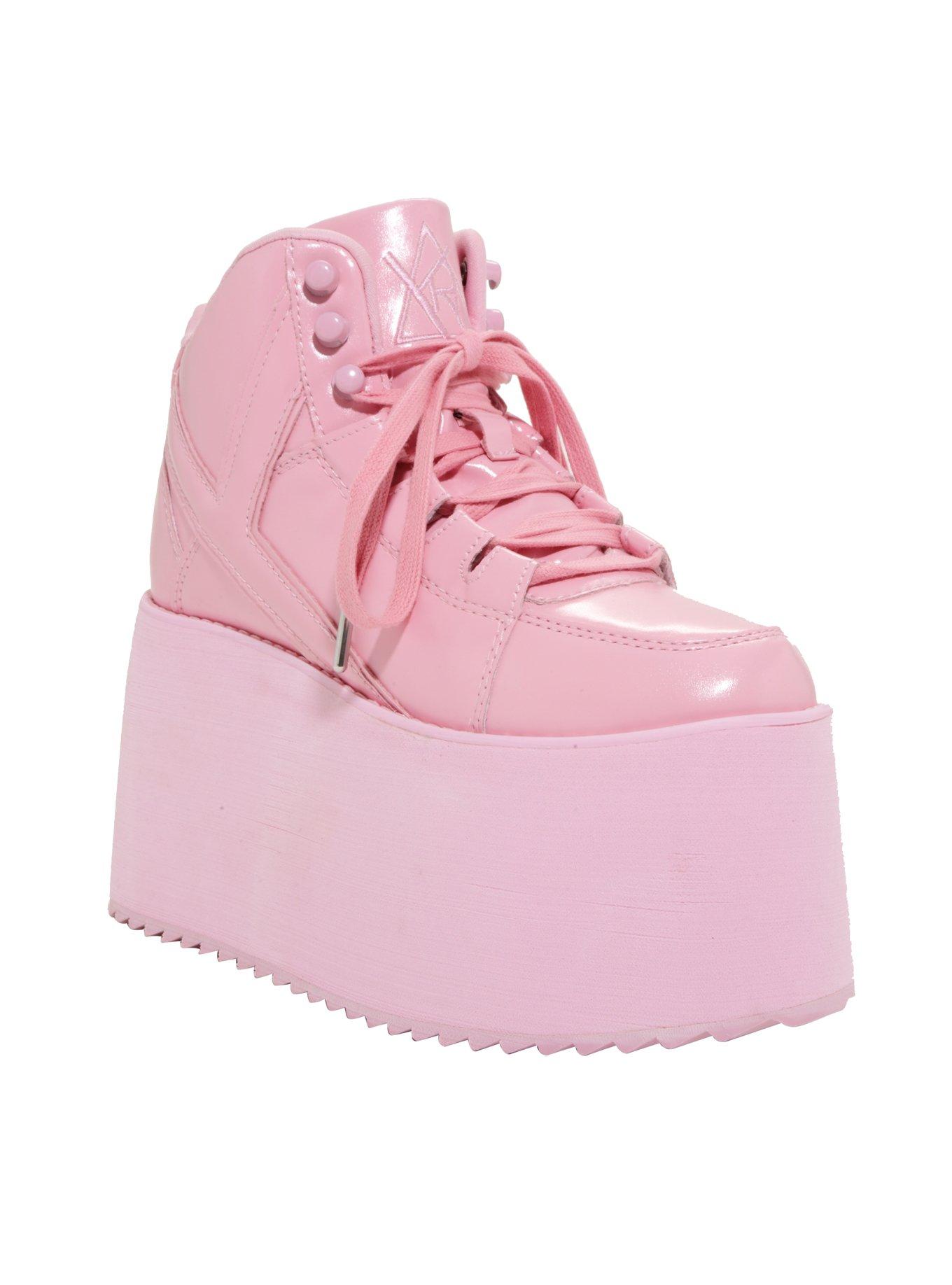 YRU Qozmo HiPink Platform Sneakers Hot Topic
