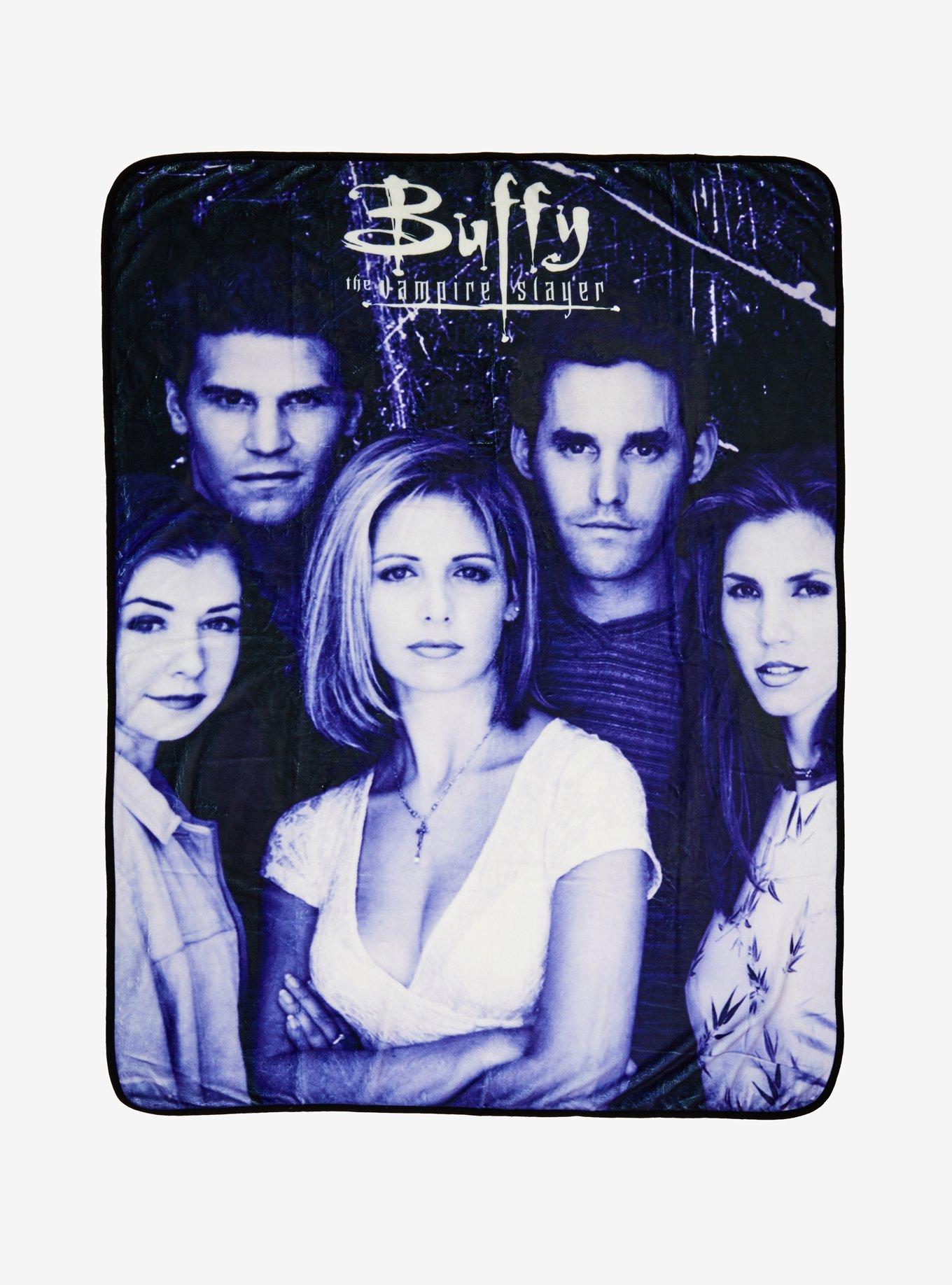 Buffy The Vampire Slayer Group Throw Blanket Hot Topic