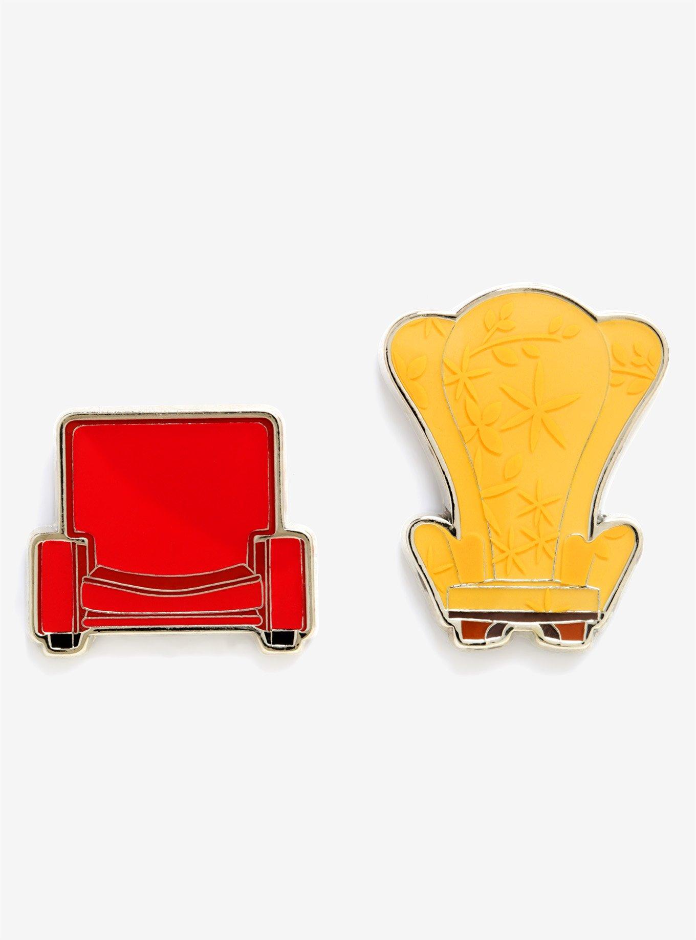 Disney Pixar Up Carl & Ellie Chair Enamel Pin Set BoxLunch