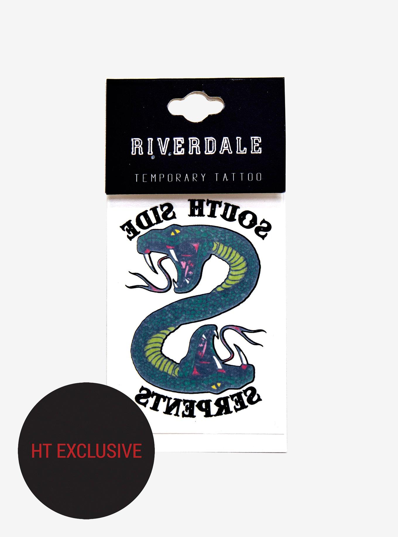 Riverdale Southside Serpents Temporary Tattoo Hot Topic Exclusive Hot