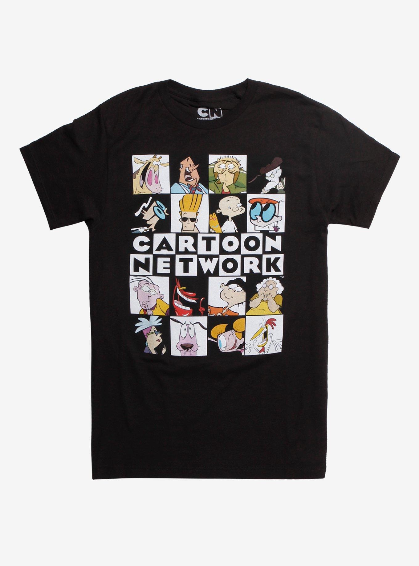 Cartoon Network Checkered Box Characters TShirt Hot Topic Exclusive