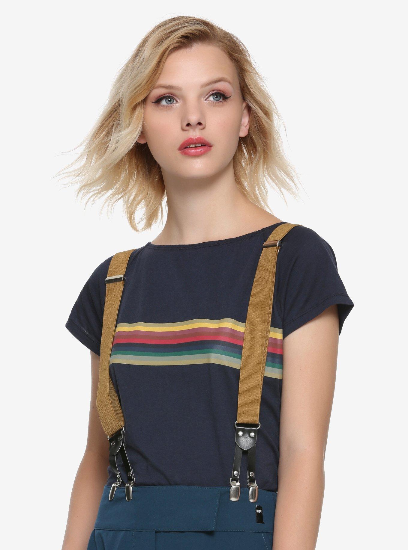 Mustard Yellow Suspenders Hot Topic