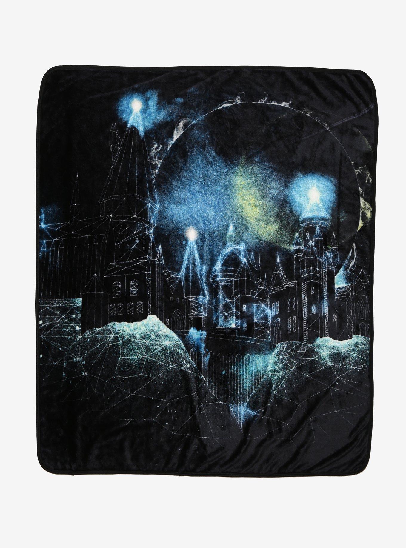 Harry Potter Geometric Hogwarts Throw Blanket Hot Topic