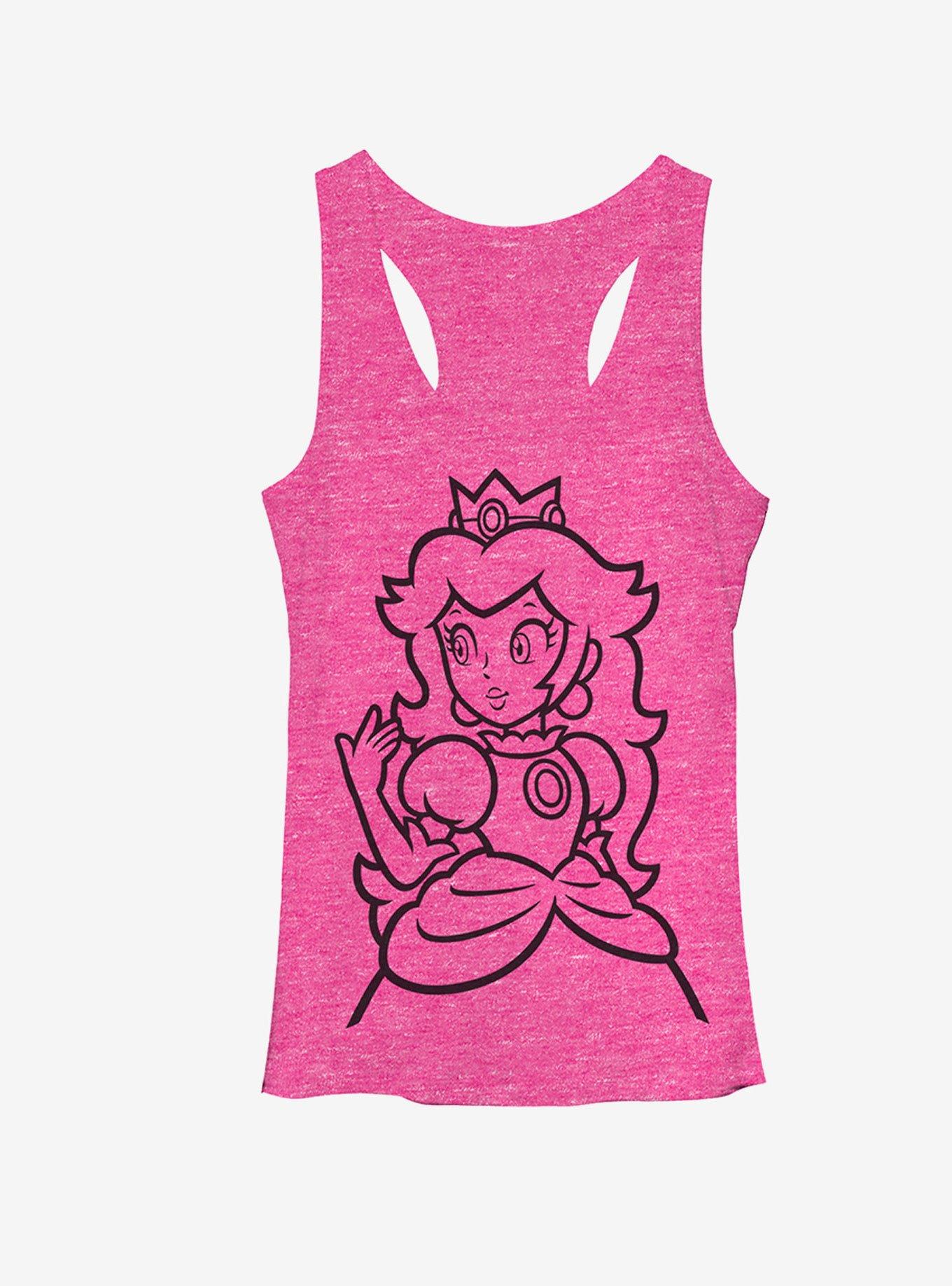 Nintendo Super Mario Bros. Princess Peach Womens Tank Top PINK BoxLunch
