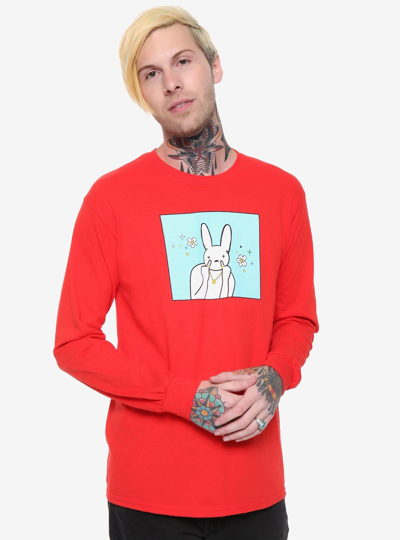 Bad Bunny Logo LongSleeve TShirt Hot Topic