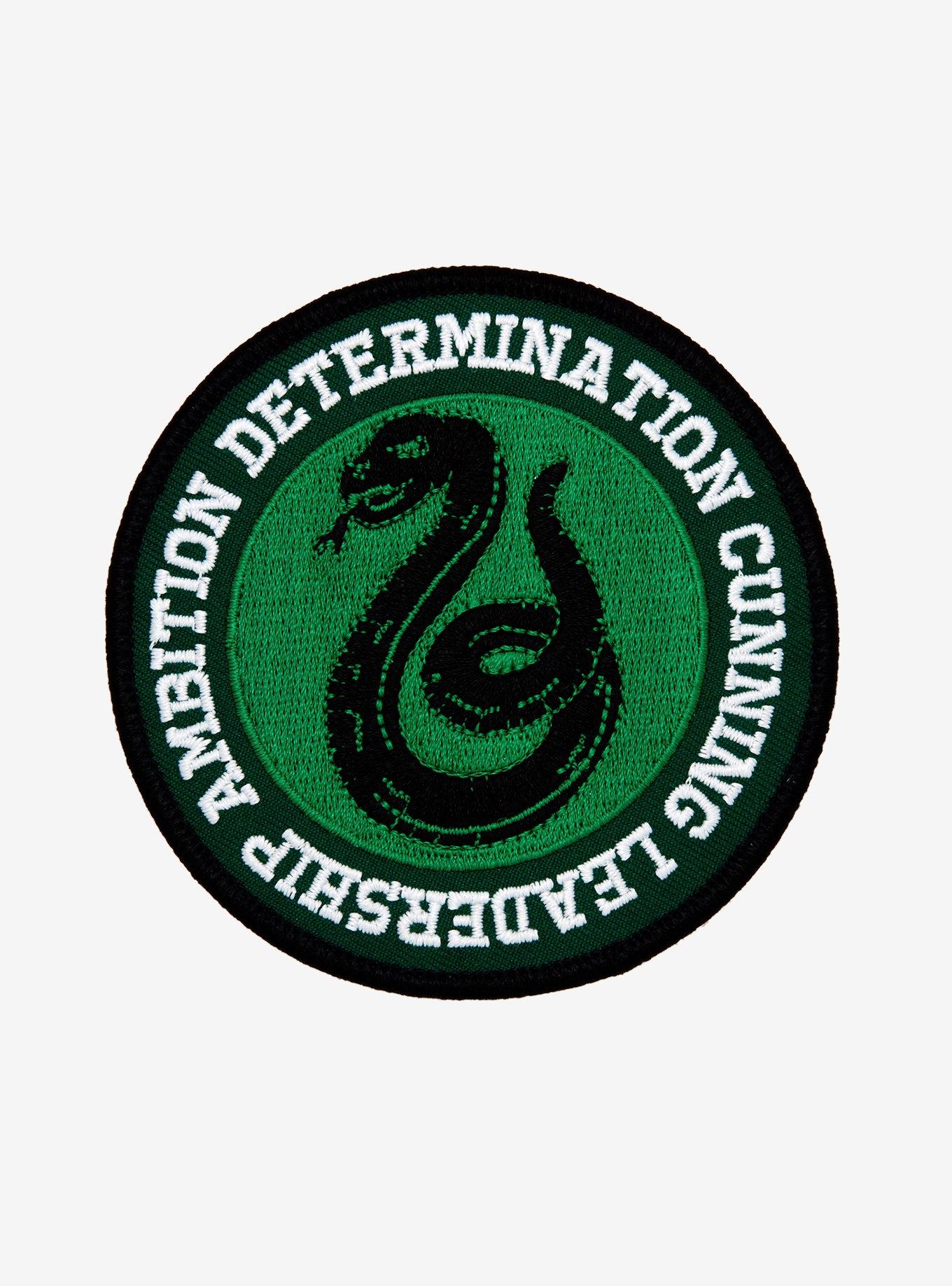 Harry Potter Slytherin House Values Circle Patch Hot Topic