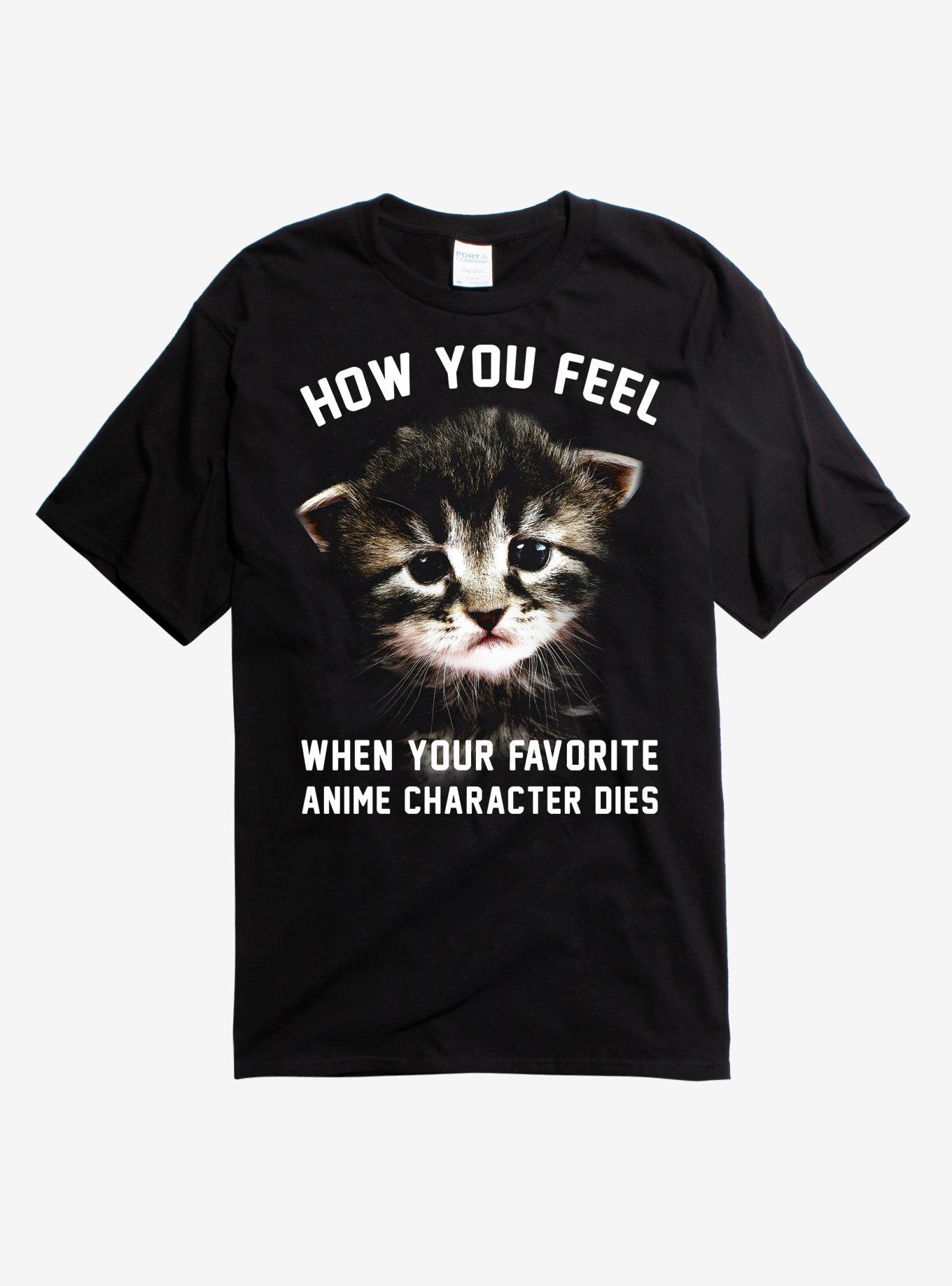Favorite Anime Character Cat TShirt Hot Topic