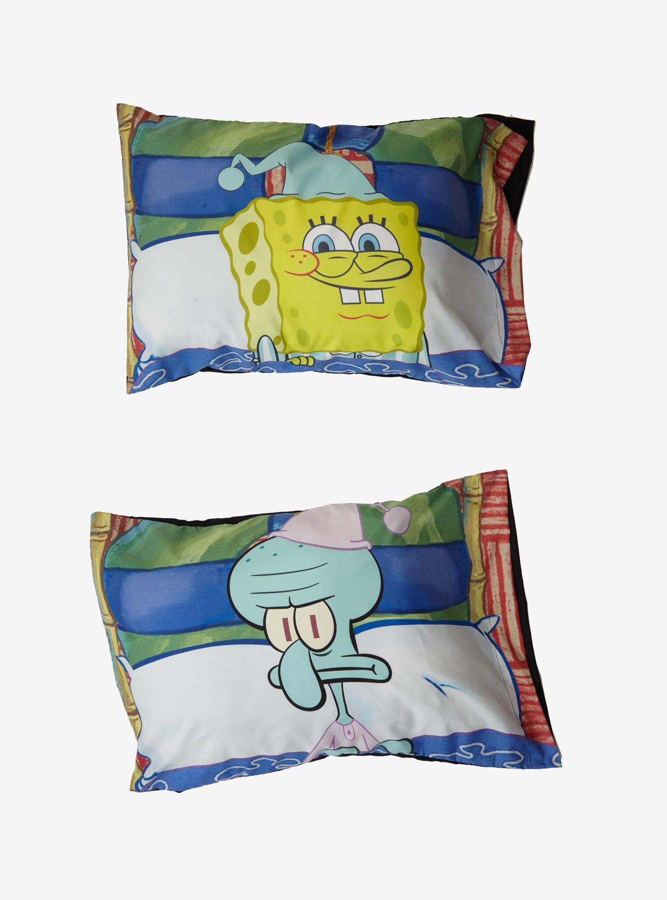 SpongeBob SquarePants Squidward & SpongeBob Pajamas Pillowcase Set