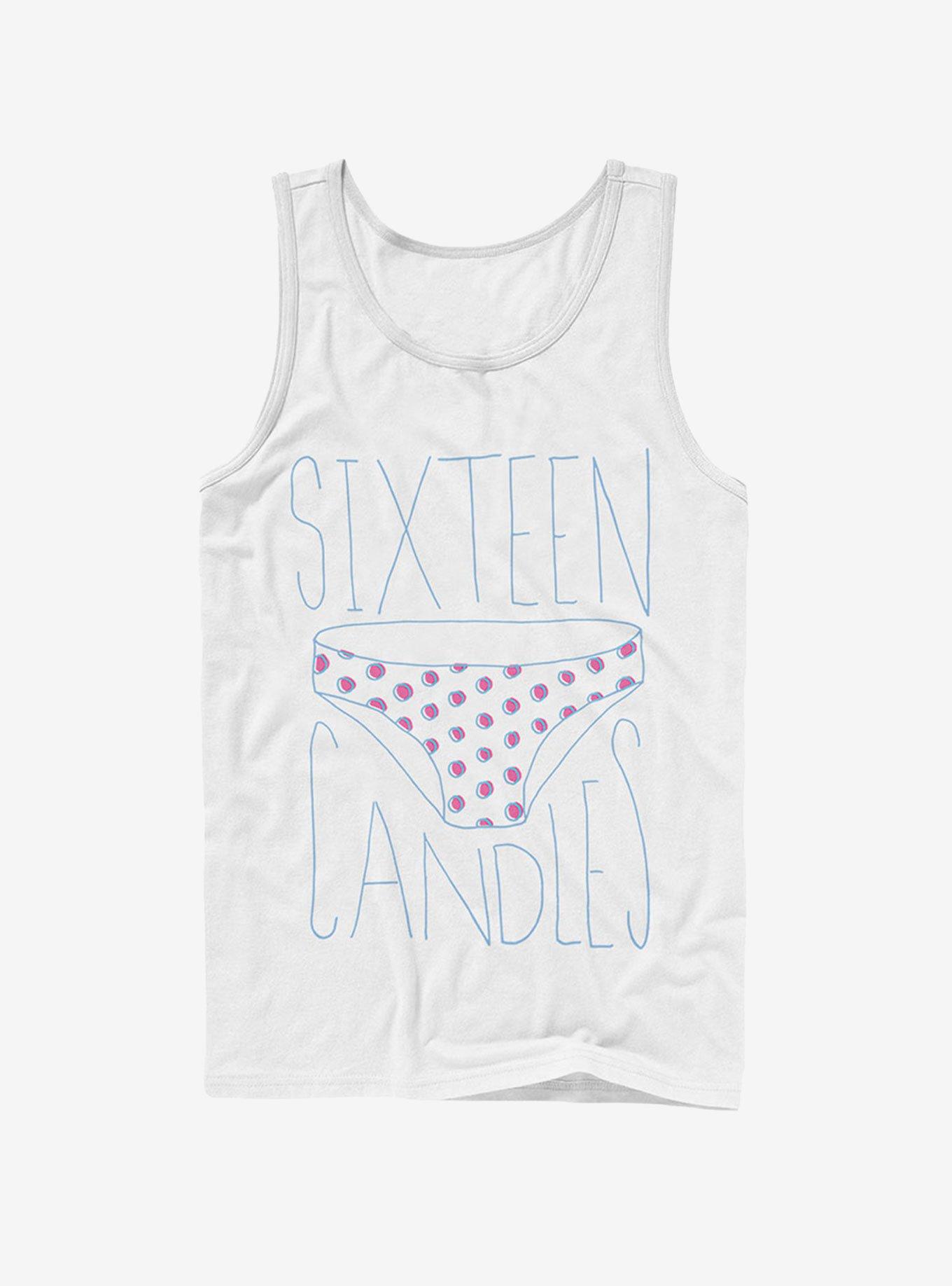 Sixteen Candles Borrowed Panties Tank Top WHITE Hot Topic
