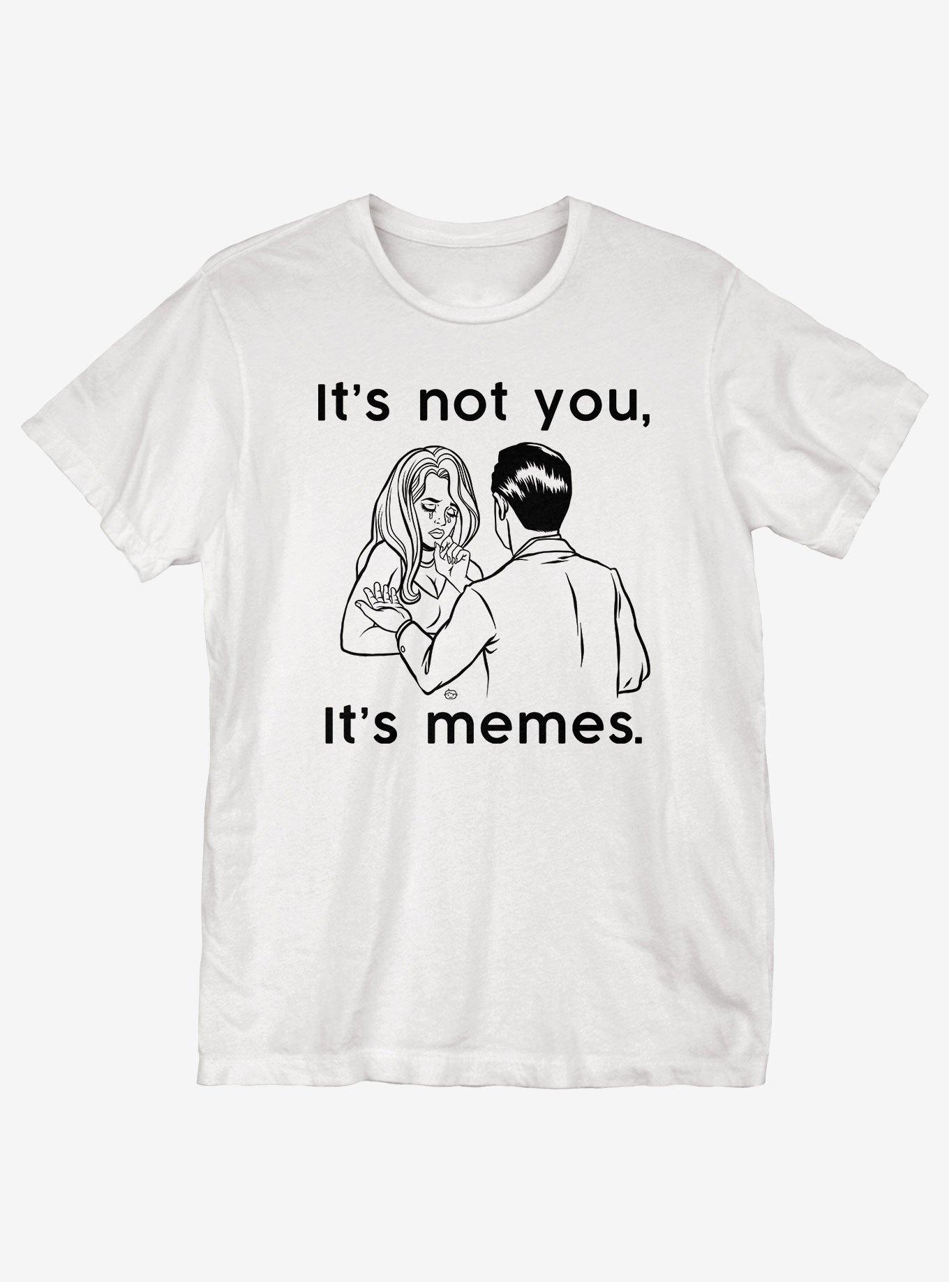 I'ts Not You Its Memes TShirt WHITE Hot Topic
